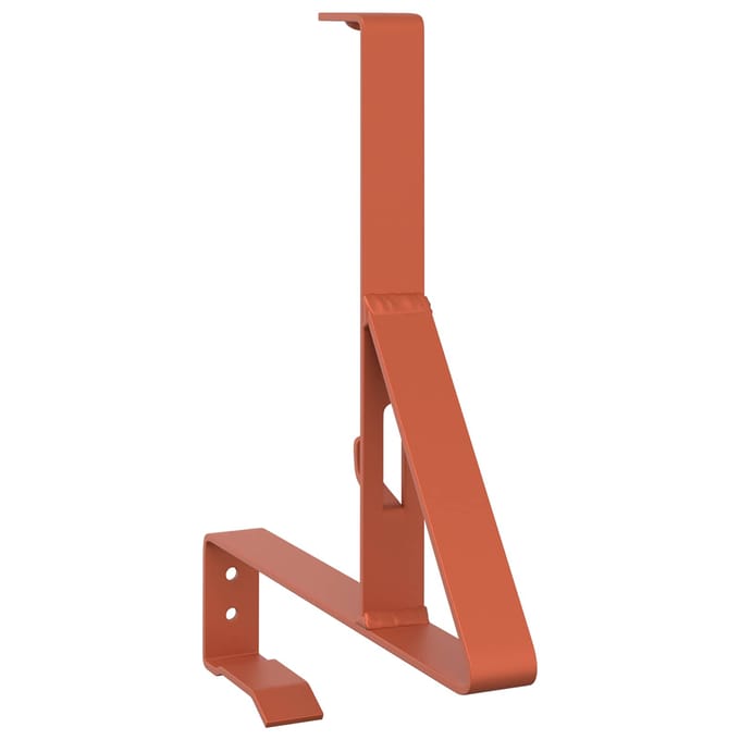 vidaXL - Sneeuwbeschermingssteun - Rood - 29,5 - x - 3 - x - 34,5 - cm - Staal