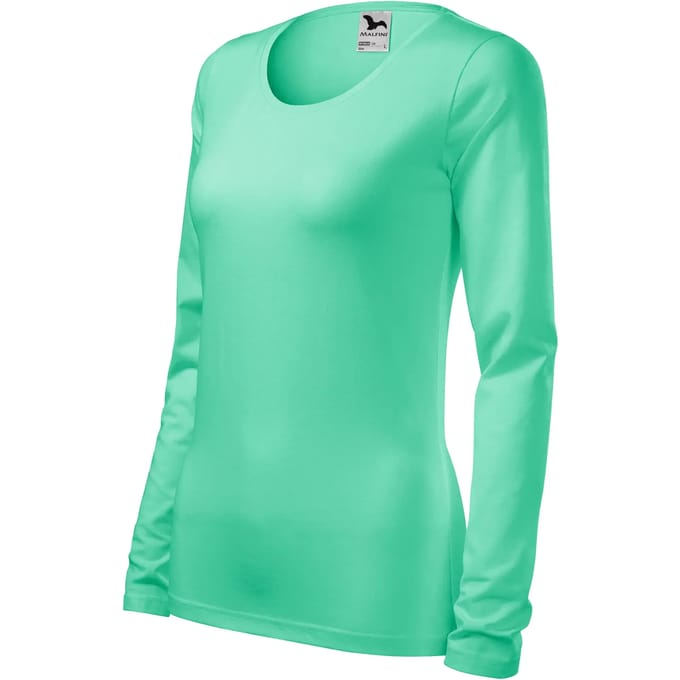 Dames-T-shirt met lange mouwen Malfini Slim 139