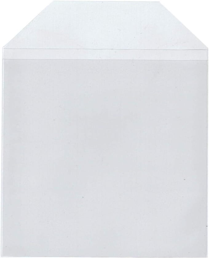 CD DVD Sleeves - Media Envelopes - Opslag Beschermen - 100 Micron Dikte - 100 stuks - Transparant