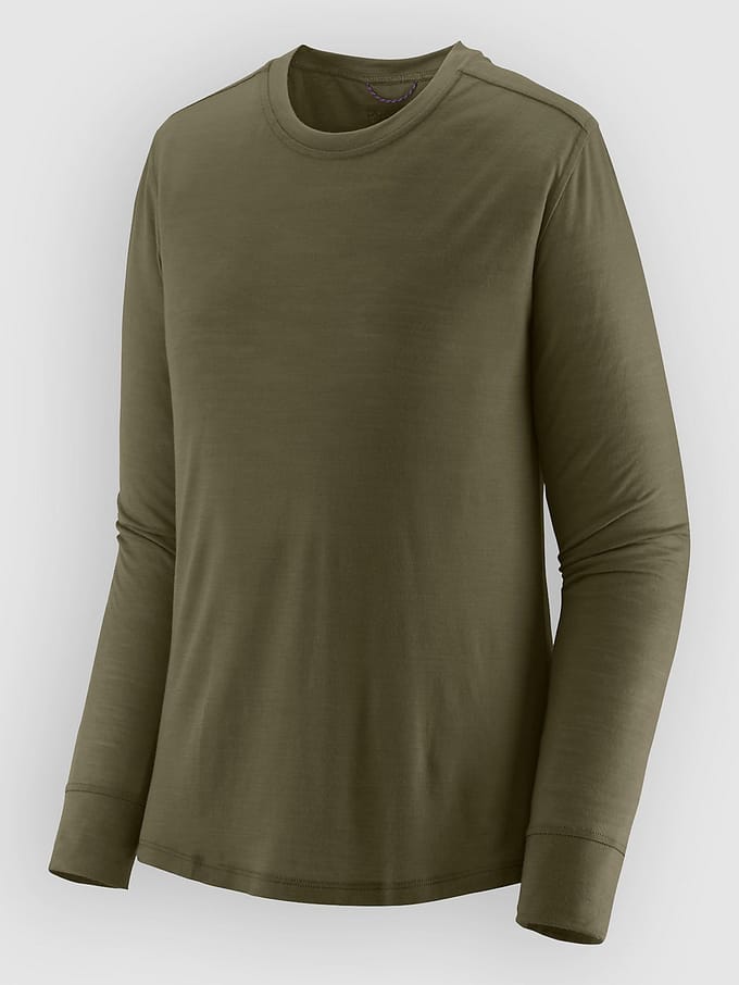 Patagonia Cap Cool Merino Blend Lycra met lange mouwen groen