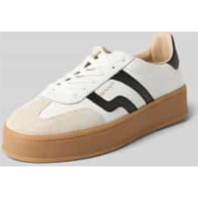 Sneakers van leer met plateauzool model 'Cuzmani'