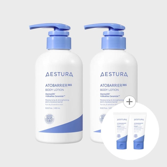 Aestura Atobarrier 365 Bodylotion 400ml 2 stuks Selected gray