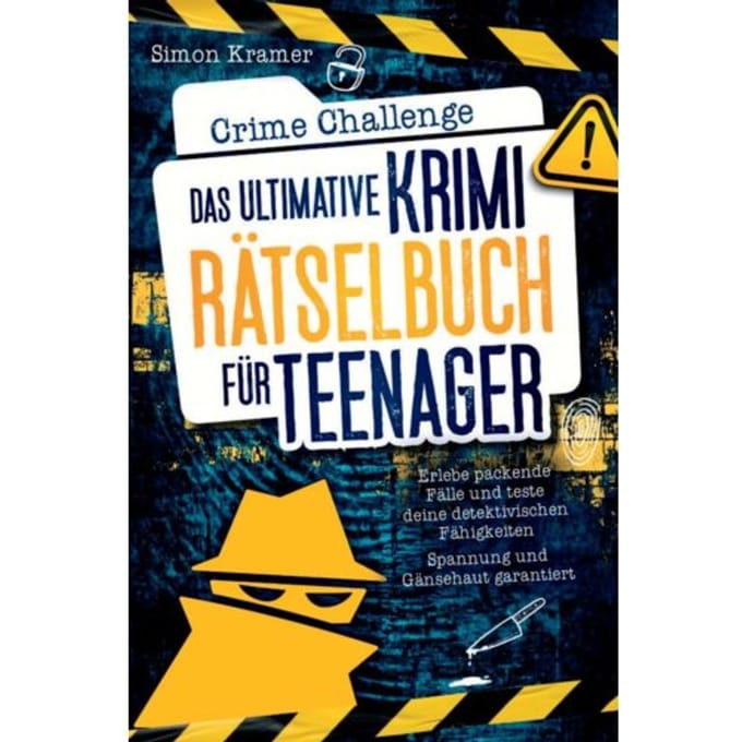 Crime Challenge - Das Ultimative Krimirätselbuch Für Teenager - Simon Kramer