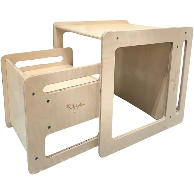 Tafel en stoel evolutief Family Nation Montessori