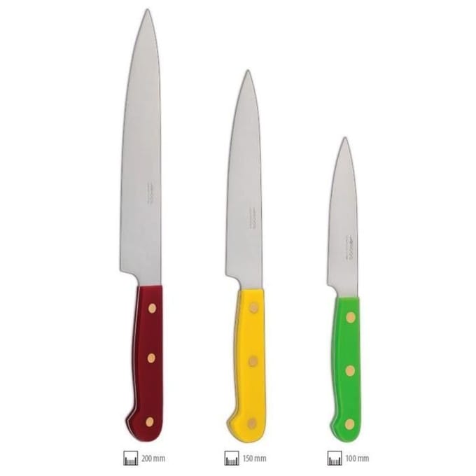 Coffret de Couteaux - ARCOS - Vintage - 3 pièces - Lame en Acier Inoxydable Nitrum® - Design années 50