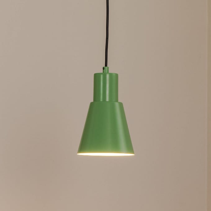 Opviq Hanglamp Konikkem, mintgroen, metaal, Ø 14 cm, E27