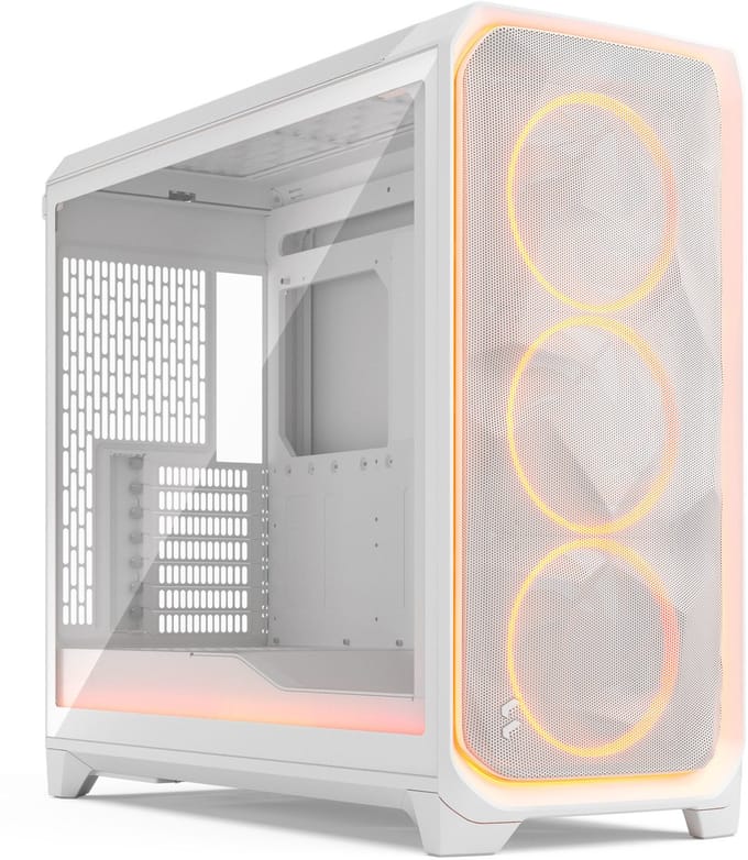 Fractal Design Meshify 3 XL Ambience Pro RGB White - Case - Miditower - Wit