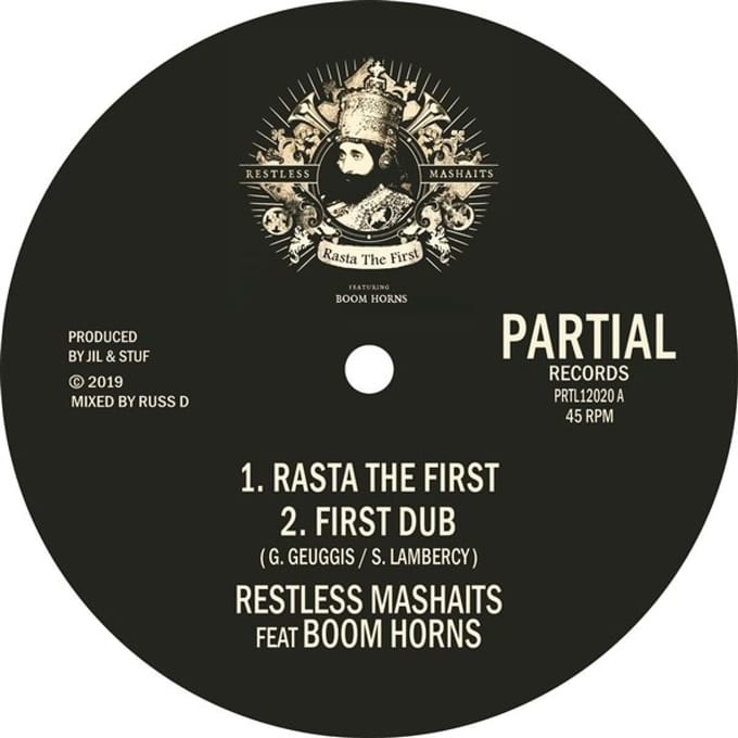 Restless Mashaits Feat. Boom Horns - Rasta The First (12" Single)