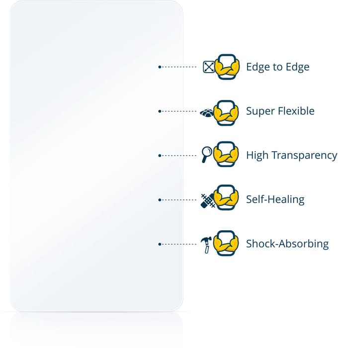 BROTECT - Screenprotector voor Coros Vertix - Folie Beschermfolie transparant volledig dekking - 2 Stuks