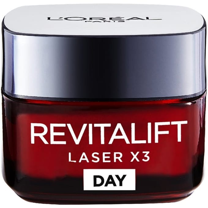 L'Oréal Paris Revitalift Laser Age-Correcting Routine Bundle with Tri-Peptides Serum 30ml & Day Moisturiser 50ml