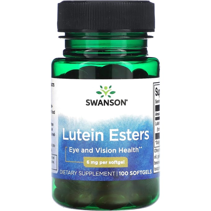 Luteïne Esters, 6mg, 100 Softgels