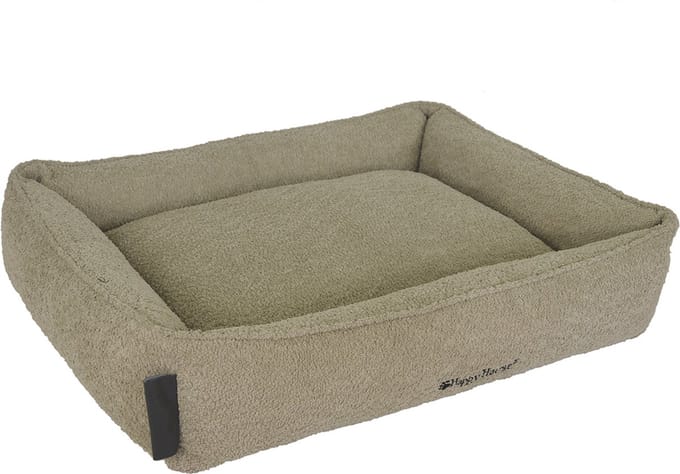 Happy-House Mand Rechthoekig Boucle Beige - Hondenmand - S