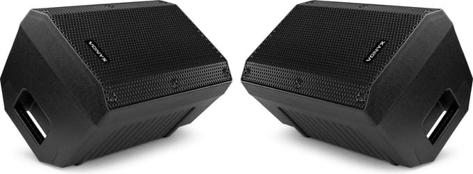 Set van 2x Vonyx VSA08 Stage Monitors - actieve speakers - 250W - 8 Inch