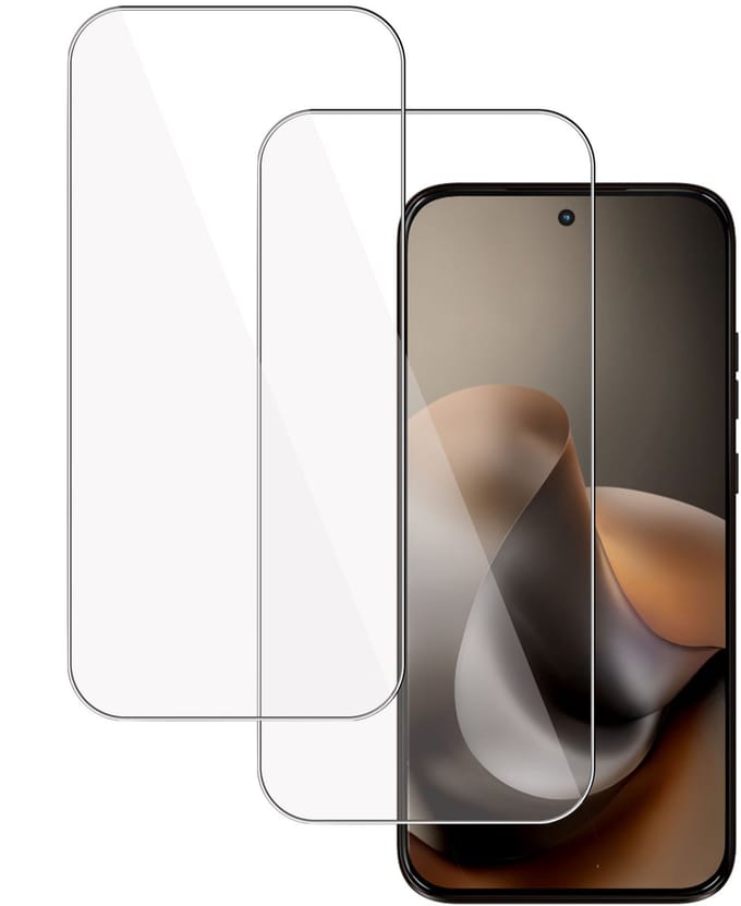 2x TechNow Screenprotector geschikt voor Motorola Moto G87 Screenprotector - Gehard Glas - Rounded - Proteqt+