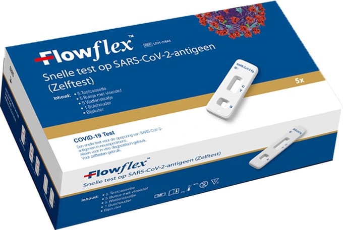 FlowFlex Corona Zelftest – 5-pack – Sneltest – Antigeen