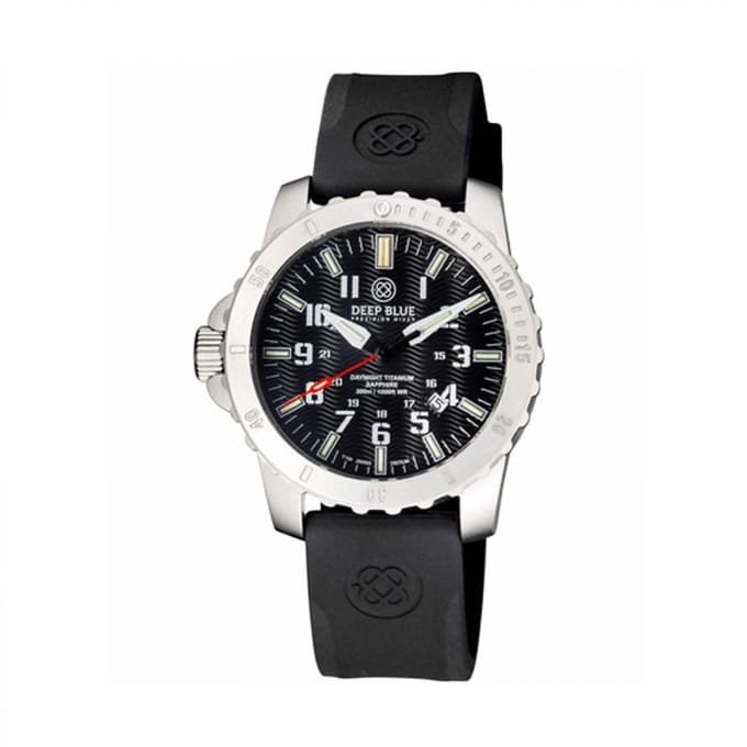 Deep Blue Daynight Titanium Tritium 100 Silicon 45mm 30 ATM