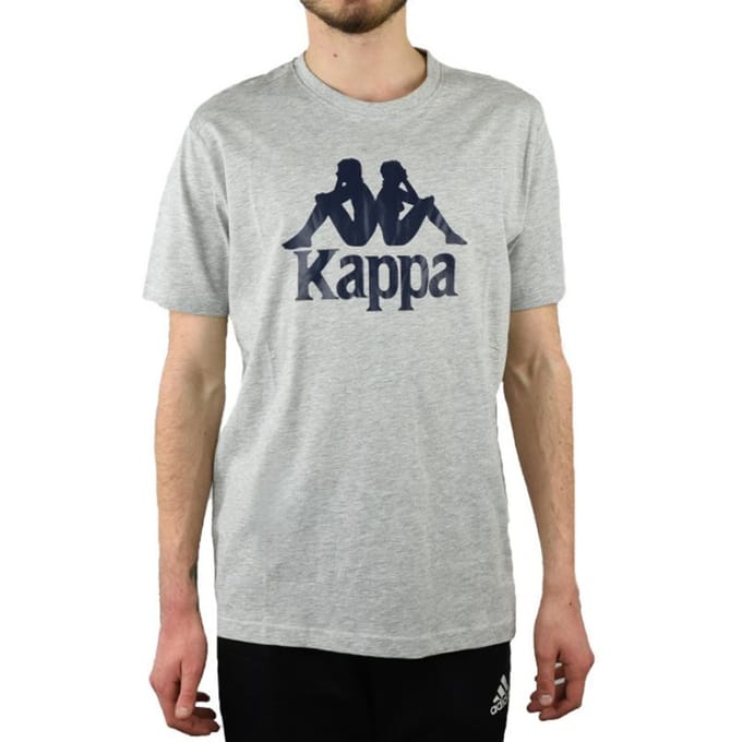Kappa Heren Caspar T-Shirt (Grijs)