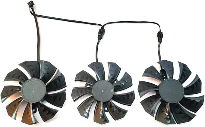 Grafische Kaart Ventilator - PC Koeler - Component Koeling - Luchtgekoeld - 4PIN - Zwart