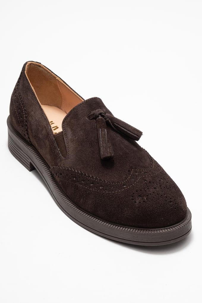 Alex Leren Kwast Loafers