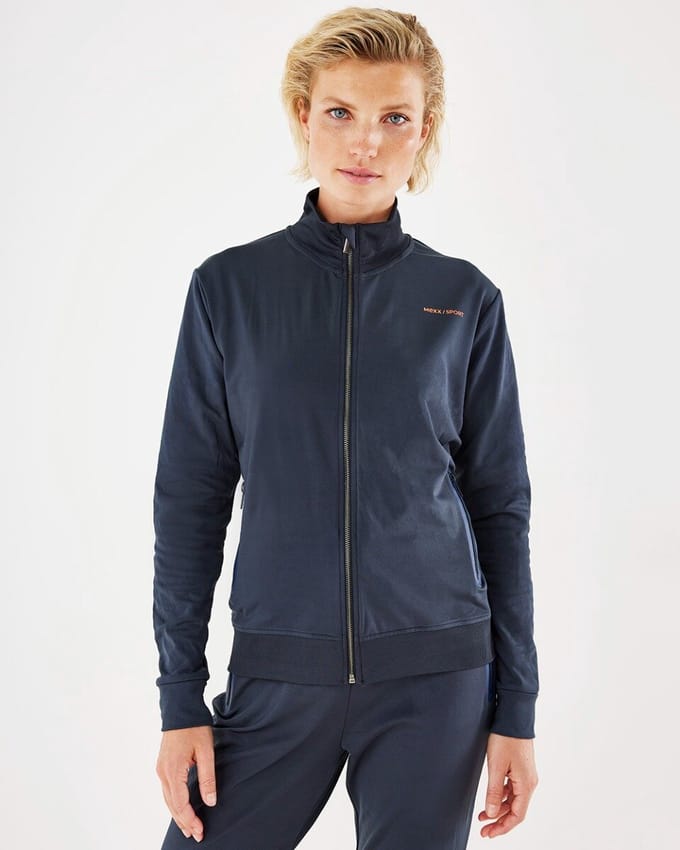 Mexx Zipped Technical Jacket Navy - Maat L