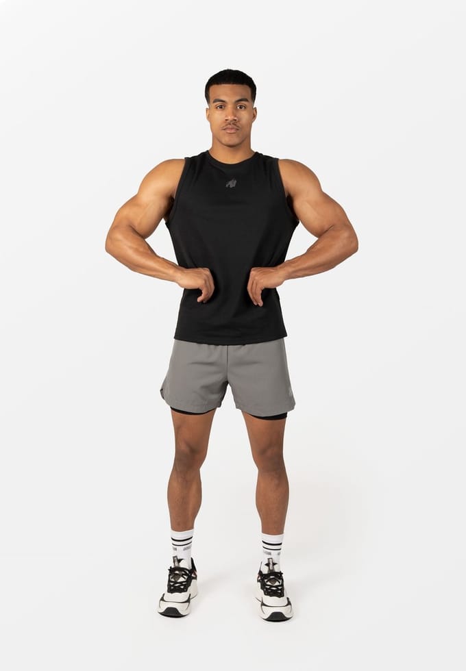 Gorilla Wear Belfort Tank Top - Zwart - 4XL