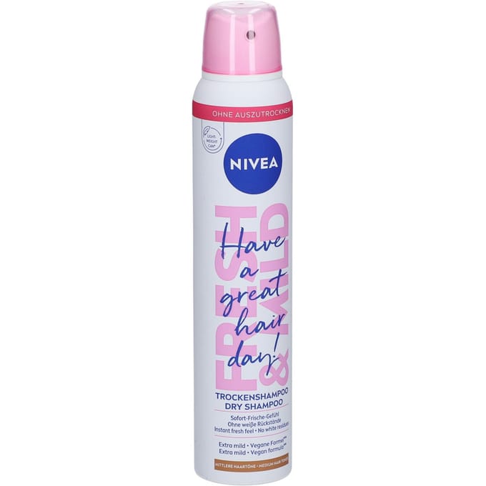 Nivea Fresh Revive 3-in-1 Droogshampoo Donkerblond Haar 200 Shampoo