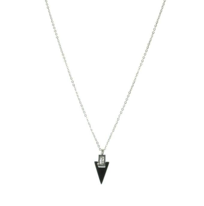 Behave - Ketting met minimalistisch hangertje - Stainless steel trend
