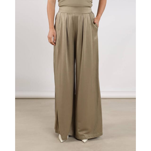 NUKUS Juna Pants Broeken Dames - Khaki - Maat XL