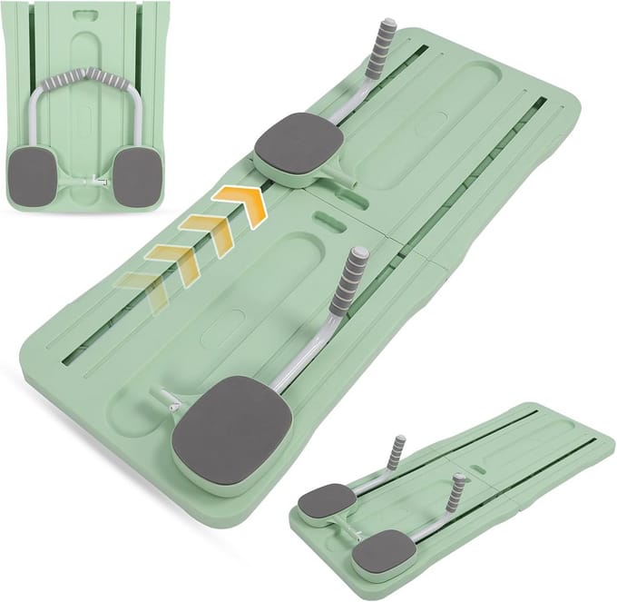 Fitness Board - Buikspier Trainer - Core Training - Antislip Handgrepen - 54 x 42 x 12 cm - Groen