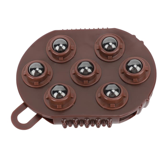 Magnetische Kralen Handroller Massager Guasha 360 Graden Roterende Multifunctionele Handmatige Handschoen black