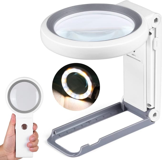 ApexArte® Vergrootglas Met Verlichting - Loeplamp met Led Verlichting