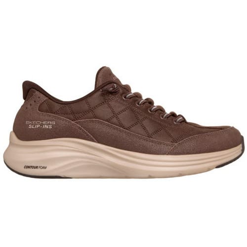 Skechers Slip-Ins Cozy Fit bruin - Dames - Maat 36