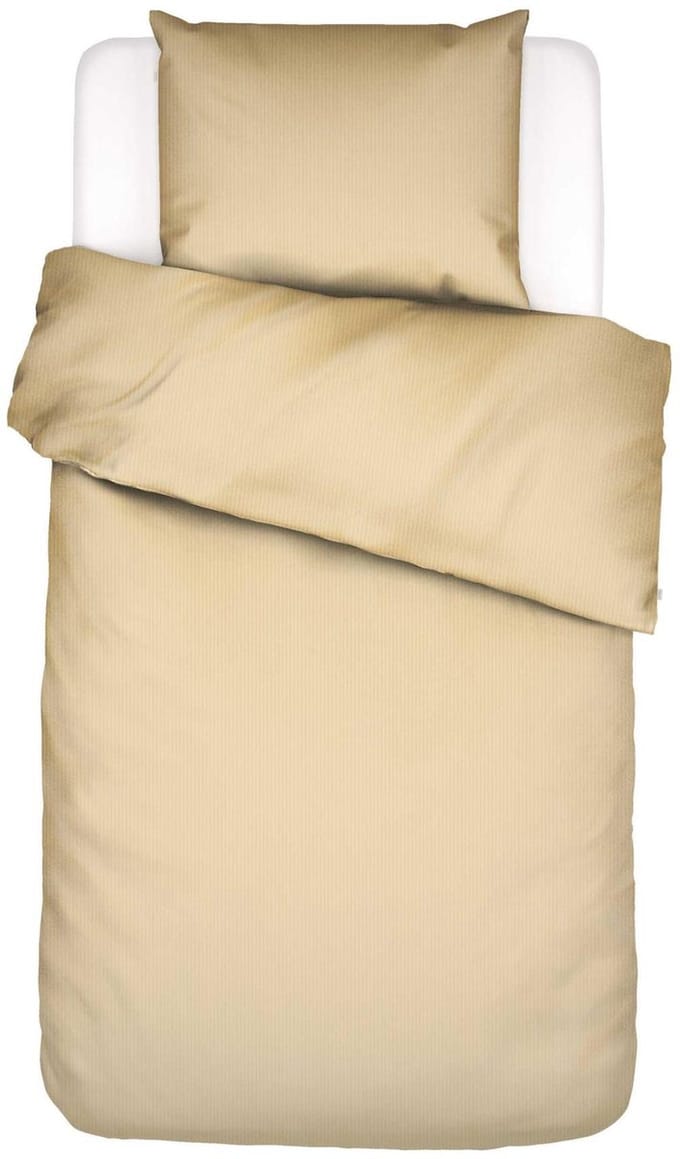 Essenza Coletta Dekbedovertrek Lyocell-Katoenmix Yellow straw - Eenpersoons – 140x200/220 cm