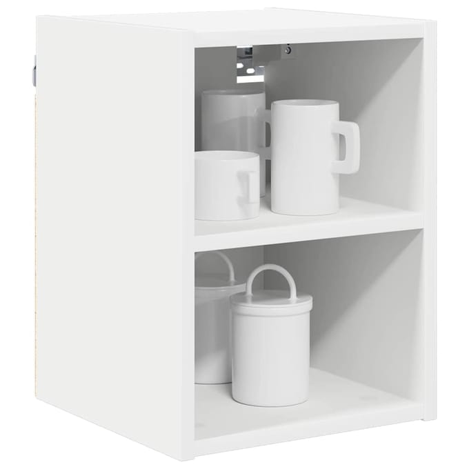 vidaXL - Hangkast - Wit - 30 - x - 29,5 - x - 40 - cm - Bewerkt - hout