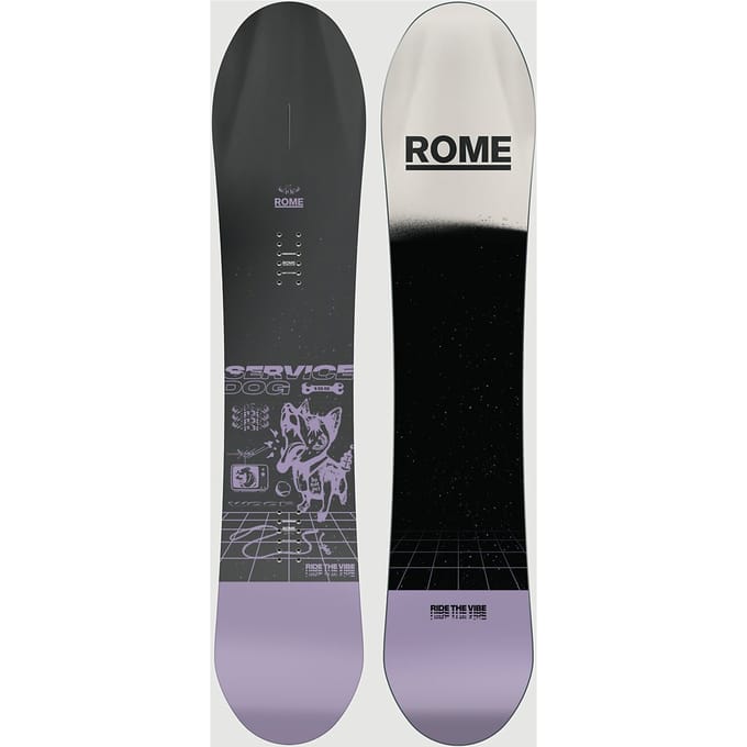 Rome Service Dog 2026 Snowboard patroon