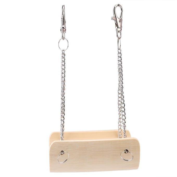 Kleine Dieren Hamster Houten Schommel Huisdier Grappig Hangend Speelgoed Kooi Speelgoed white