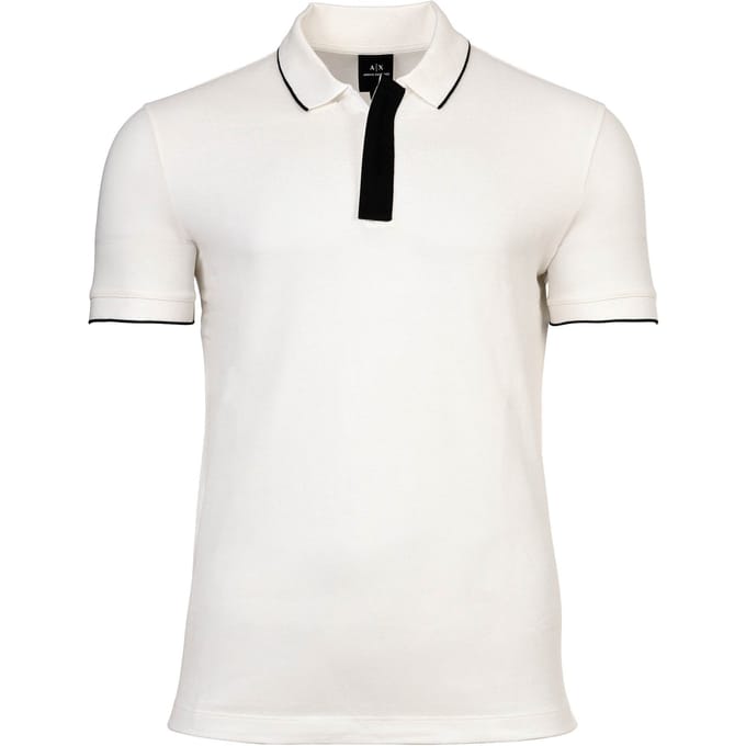 Armani Exchange T-shirt en Polo Bianco