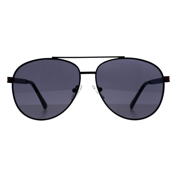 Guess GF5110 01A glanzend zwart grijze zonnebril