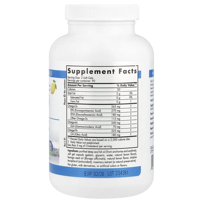 Proefa® - 3-6-9, Citroen, 180 Softgels