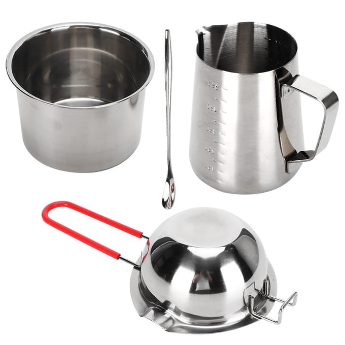 Kaarsen Maken Kit DIY Materiaal Verwarmingsoven Aromatische Ambacht Handgemaakte Gereedschappen gray