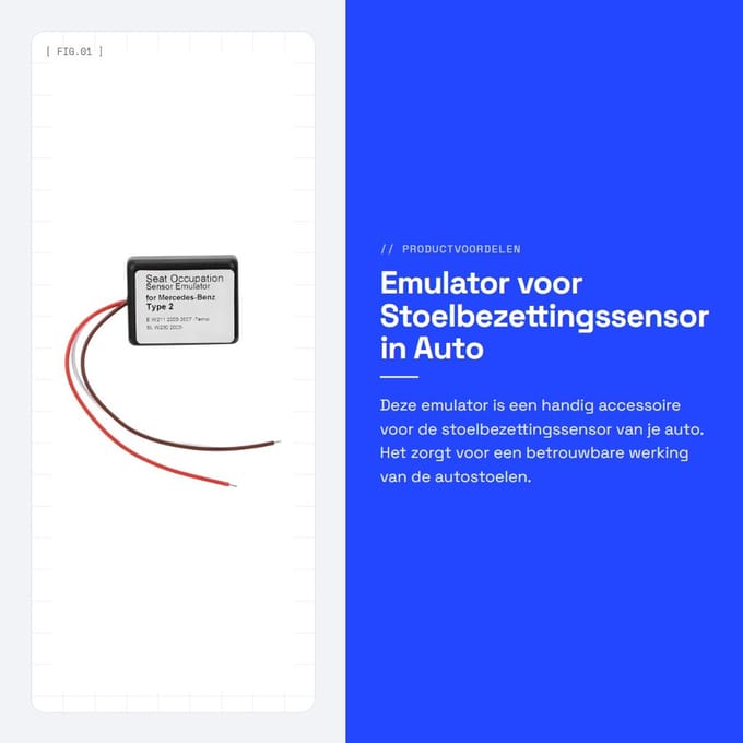 Dailygoods - Emulator voor Stoelbezettingssensor in Auto