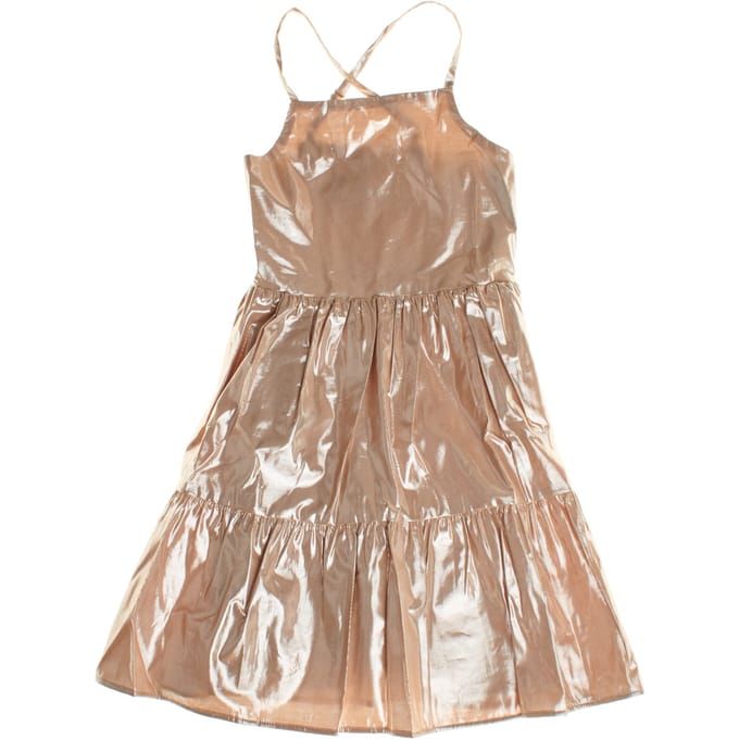 Metallic feestjurk 664477 meisje