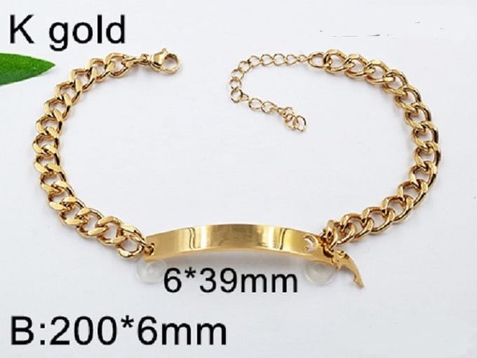 Armband 4595 - GRATIS graveren met naam-(Lees beschrijving aub)