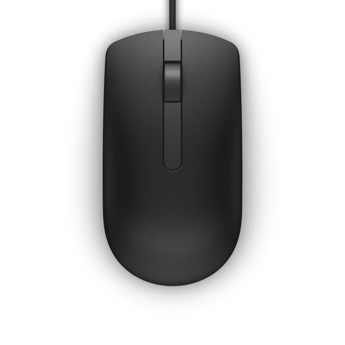 DELL MS116 muis Ambidextrous USB Type-A Optisch 1000 DPI