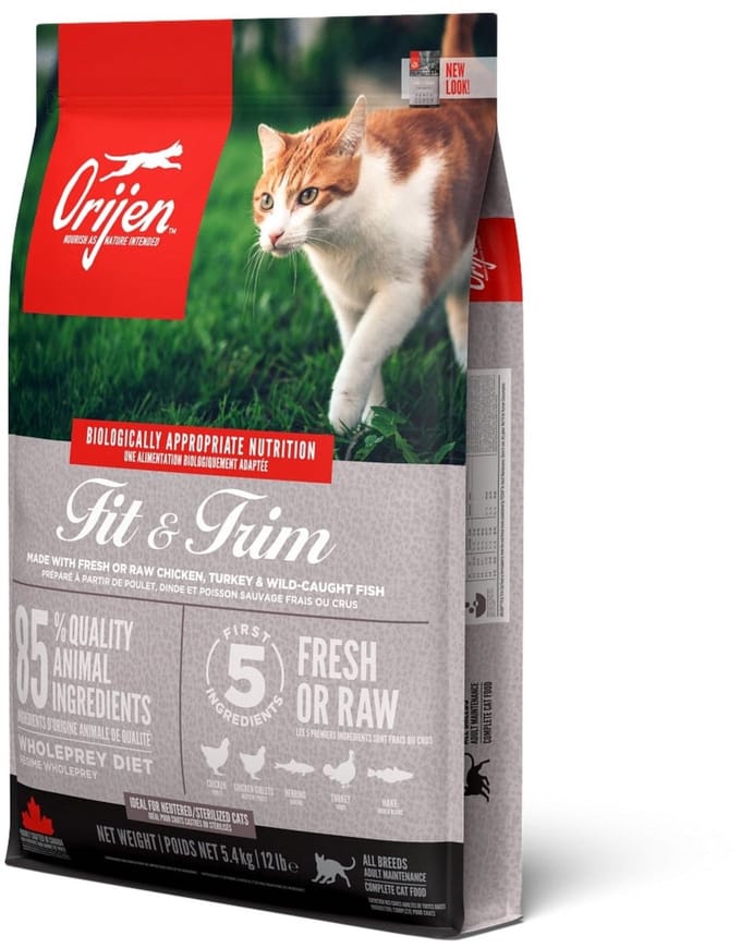 Orijen Cat Fit & Trim - Kattenvoer - 5.4kg - Graanvrij - Hoog Eiwit