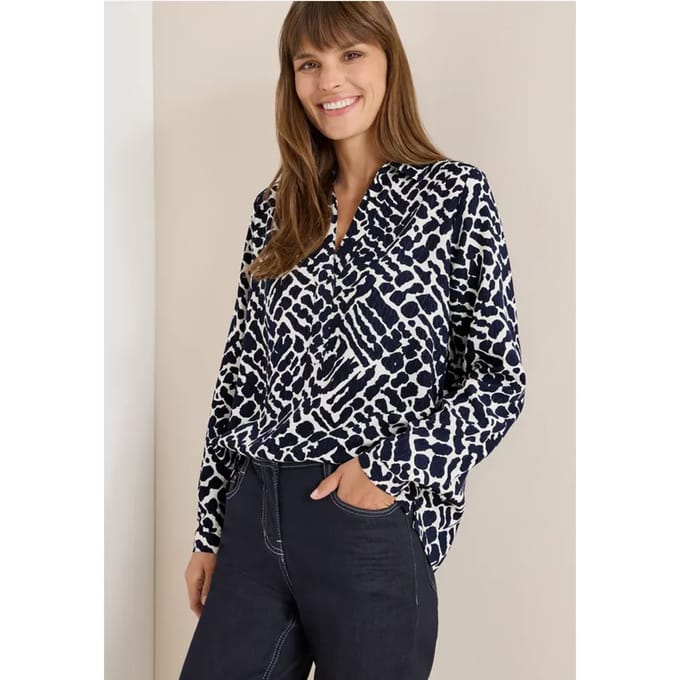Gedessineerde blouse