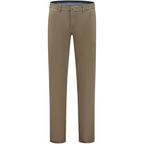 Com4 Broek Micro Pattern Modern Chino Beige / male
