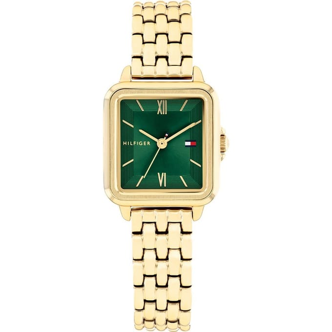 Tommy Hilfiger 1782858 Dames RVS Analoog Horloge goud