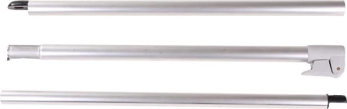 ESVO nokstok - 165 tot 245 cm - 25/22 mm - met ogen - aluminium