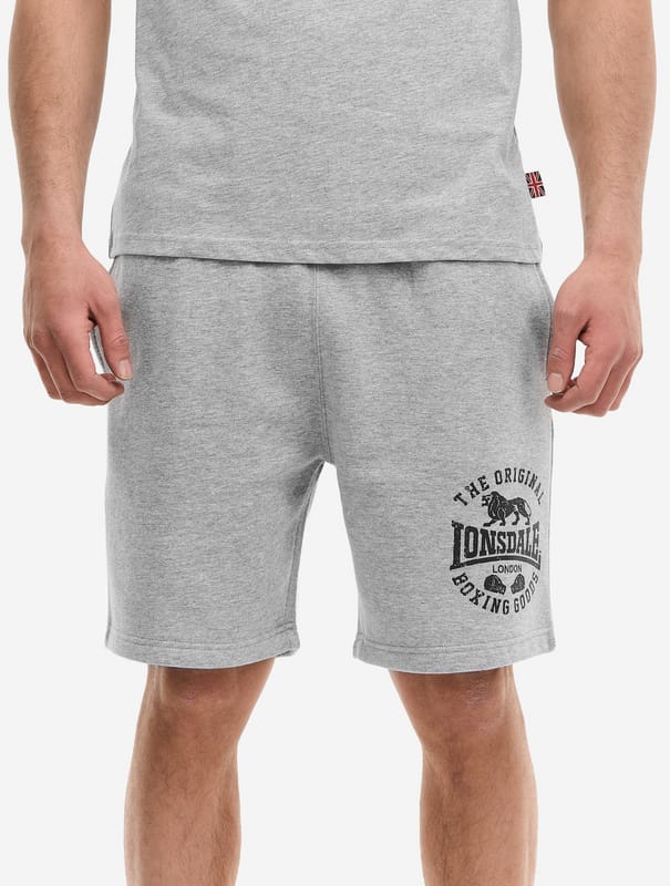 Lonsdale London HETTON Heren Shorts - gemêleerd grijs - M